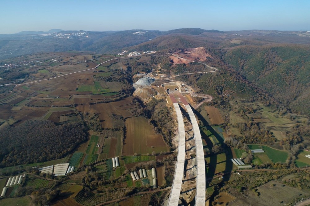 Kuzey Marmara Otoyolu'nda sona yaklaşıldı 13
