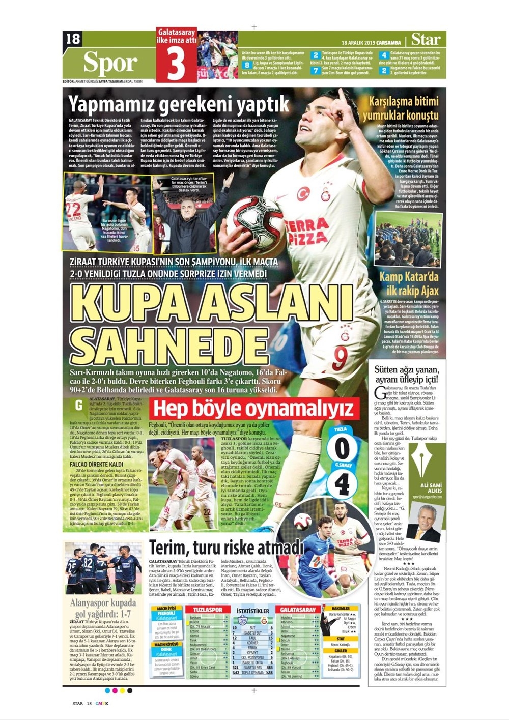 'Fenerbahçe yolu açıldı'  Günün spor manşetleri 10