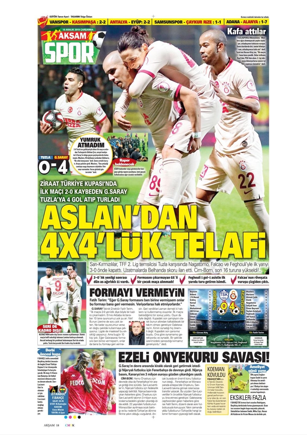 'Fenerbahçe yolu açıldı'  Günün spor manşetleri 2