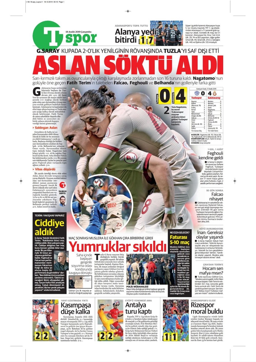 'Fenerbahçe yolu açıldı'  Günün spor manşetleri 20