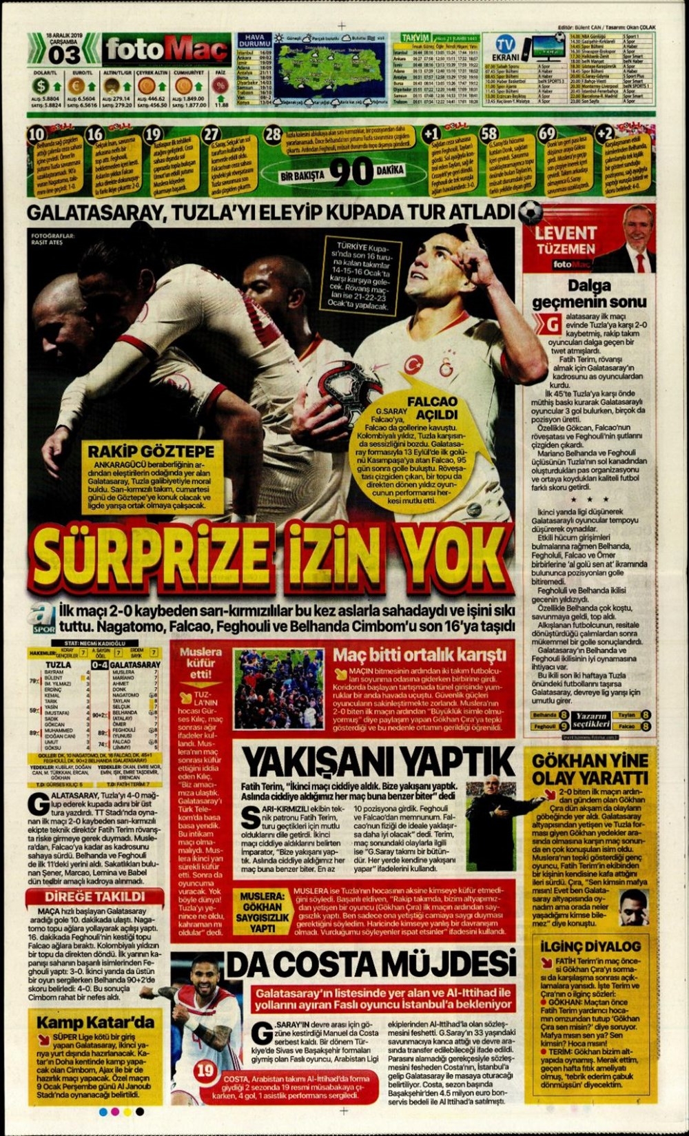 'Fenerbahçe yolu açıldı'  Günün spor manşetleri 9