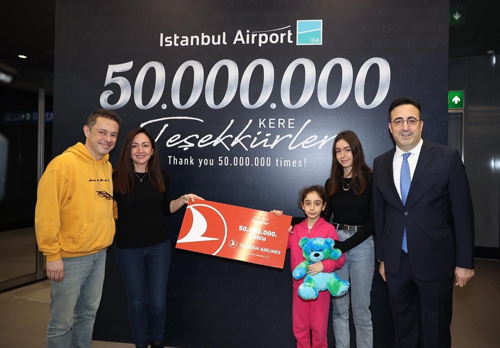 50 milyonuncu yolcuya Erdoğan'dan plaket 1