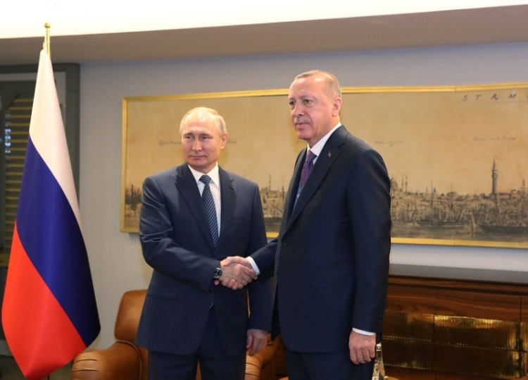 Başkan Erdoğan - Putin görüşmesinden ilk kareler! 2