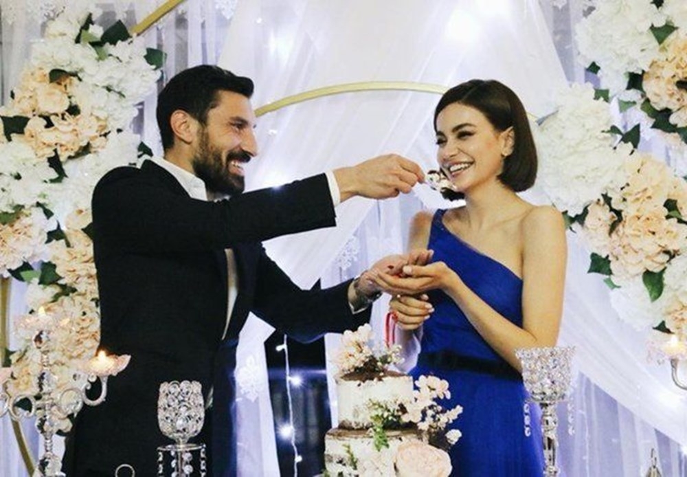 Oyuncu Şilan Makal ile futbolcu Şener Özbayraklı evlendi 1