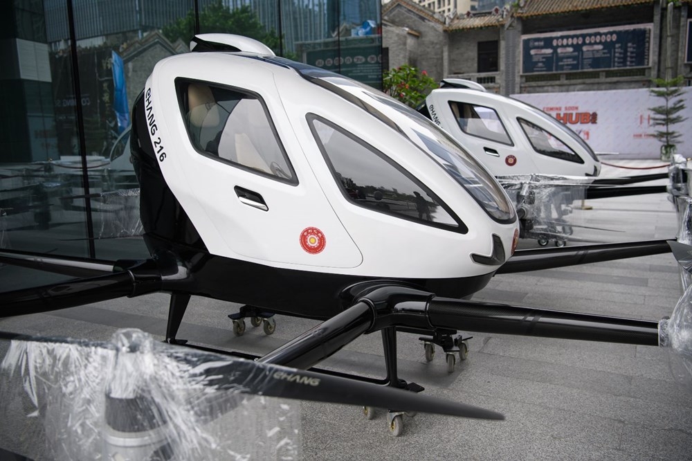 Çin'de yolcu taşıyabilen dronelar hizmete hazır 2