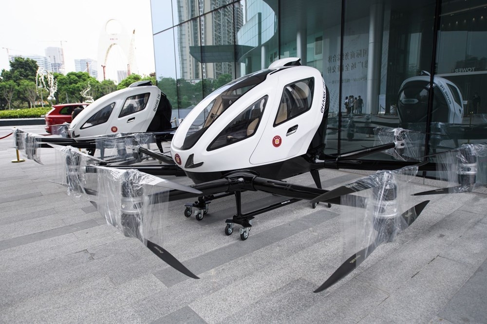 Çin'de yolcu taşıyabilen dronelar hizmete hazır 5