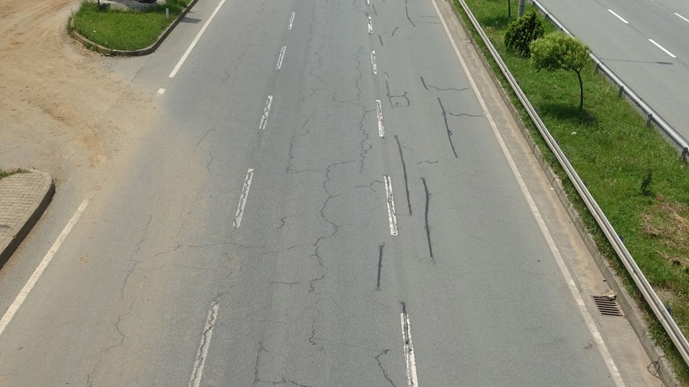 Karadeniz'de sahil yolunda 'çatlak' tehlikesi 11