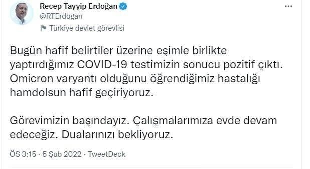 Cumhurbaşkanı Erdoğan ve eşi Emine Erdoğan'a mesaj yağdı 1