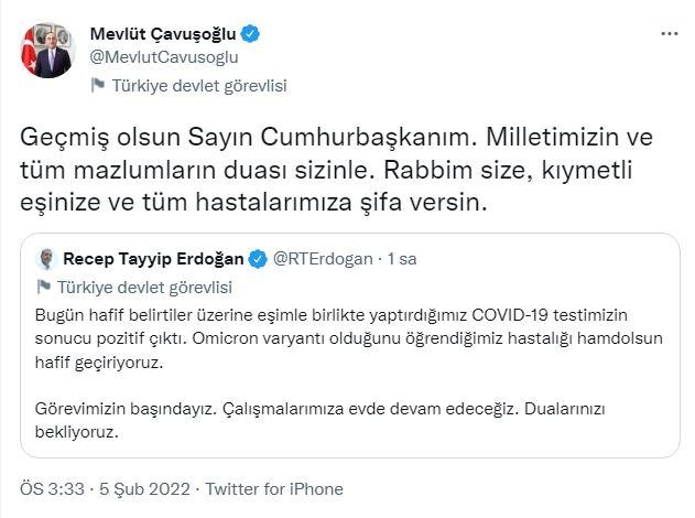 Cumhurbaşkanı Erdoğan ve eşi Emine Erdoğan'a mesaj yağdı 12