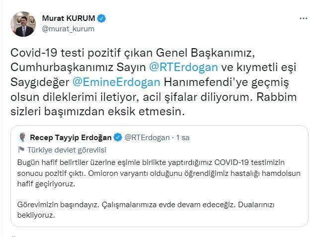 Cumhurbaşkanı Erdoğan ve eşi Emine Erdoğan'a mesaj yağdı 13