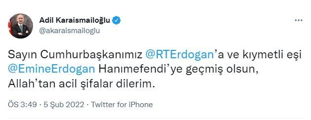 Cumhurbaşkanı Erdoğan ve eşi Emine Erdoğan'a mesaj yağdı 14