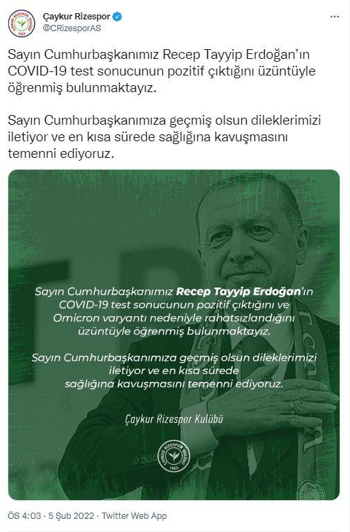 Cumhurbaşkanı Erdoğan ve eşi Emine Erdoğan'a mesaj yağdı 32