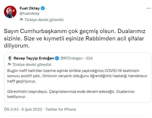 Cumhurbaşkanı Erdoğan ve eşi Emine Erdoğan'a mesaj yağdı 4