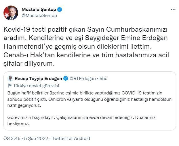 Cumhurbaşkanı Erdoğan ve eşi Emine Erdoğan'a mesaj yağdı 5