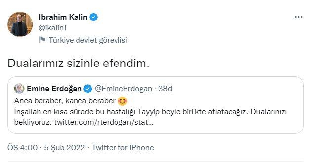 Cumhurbaşkanı Erdoğan ve eşi Emine Erdoğan'a mesaj yağdı 8