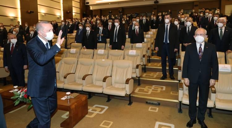 Cumhurbaşkanı Erdoğan, AYM'deki yemin törenine katıldı 14