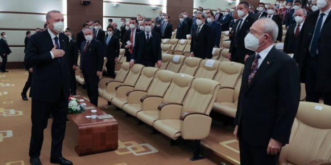 Cumhurbaşkanı Erdoğan, AYM'deki yemin törenine katıldı