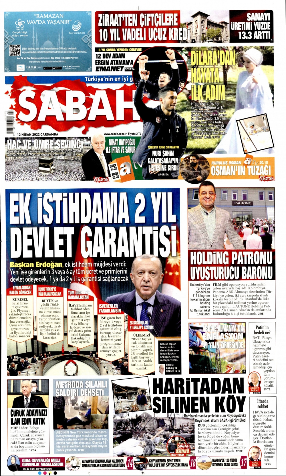 Günün Gazete Manşetleri 13 Nisan 2022 Gazeteler Ne Diyor? 2