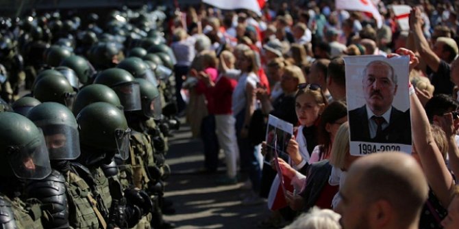 Belarus’taki protestolarda 114 kişi gözaltına alındı