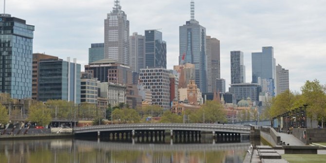 Melbourne'de koronavirüs sessizliği hakim