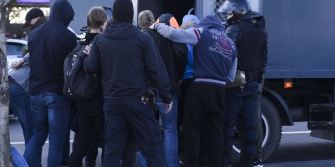 Belarus'taki protestolarda 442 kişi gözaltına alındı
