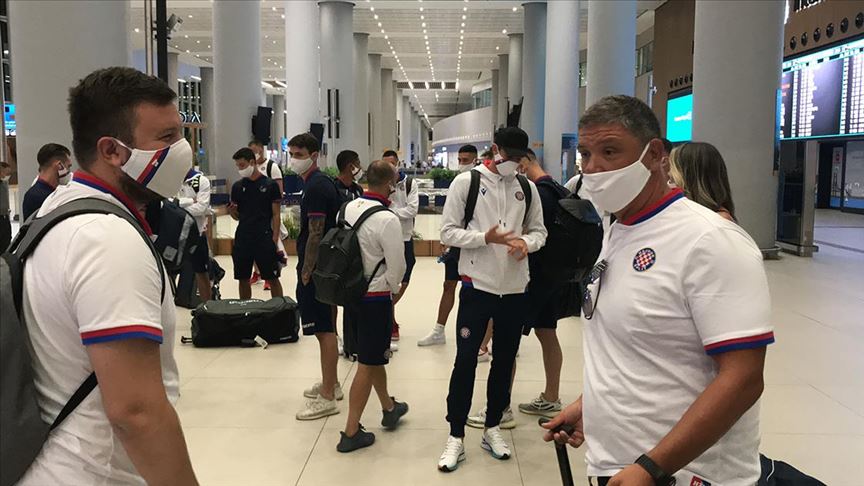 Galatasaray'ın rakibi Hajduk Split İstanbul'a geldi