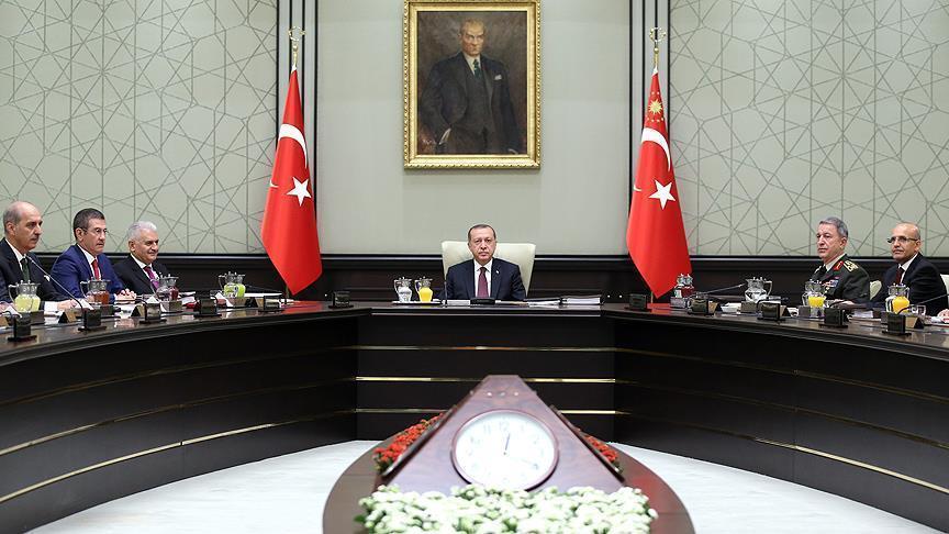 MGK Cumhurbaşkanı Erdoğan'ın başkanlığında toplandı