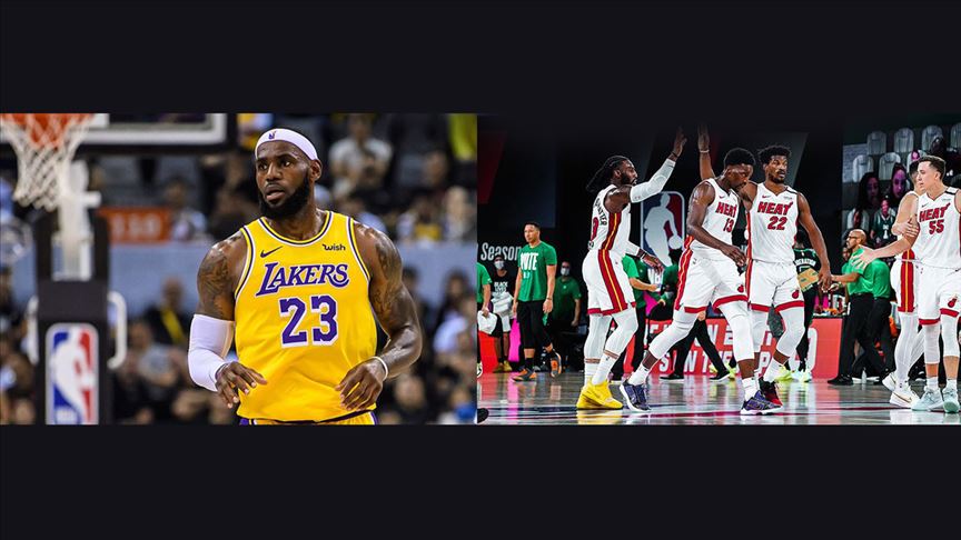 Heat 4'üncü, Lakers 17'nci NBA şampiyonluğu peşinde