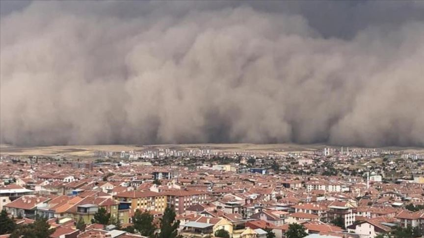 Ereğli ve Polatlı'da ortaya çıkan toz fırtınasının nedeni çölleşme ve erozyon