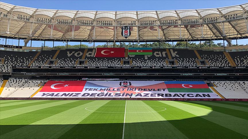 Beşiktaş'tan Azerbaycan'a destek mesajı