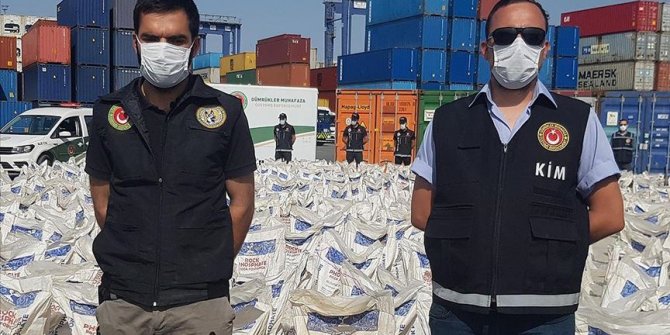 İstanbul'da bir gemide 228 kilo 438 gram kokain ele geçirildi