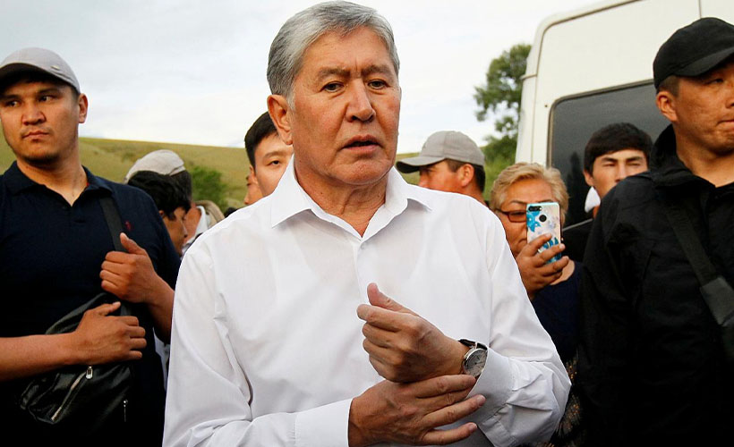 Kırgızistan eski cumhurbaşkanına saldırı