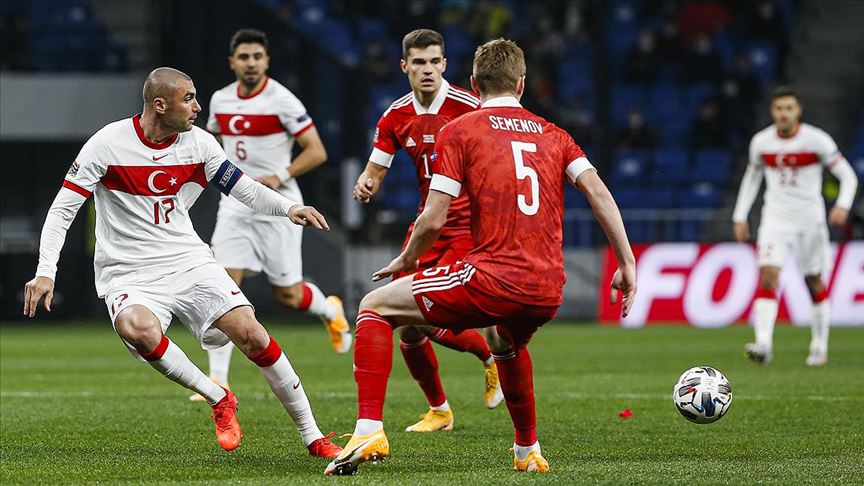 Türkiye Rusya deplasmanında 1-1 berabere kaldı