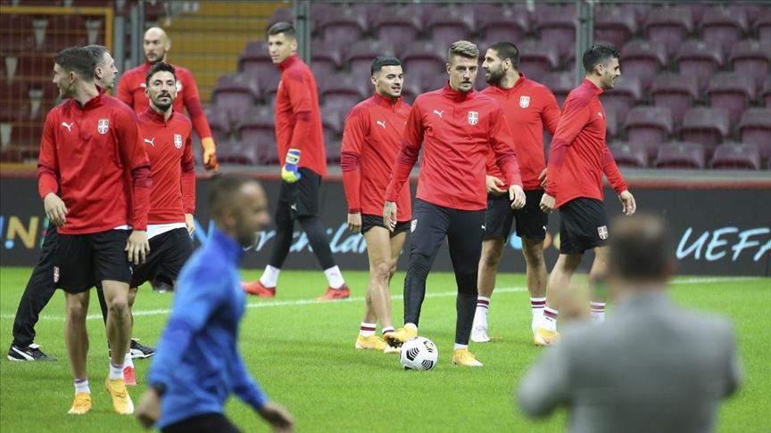 Sırbistan, Türkiye maçının hazırlıklarını tamamladı