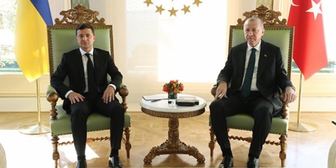 Cumhurbaşkanı Erdoğan Zelenskiy görüşmesi başladı