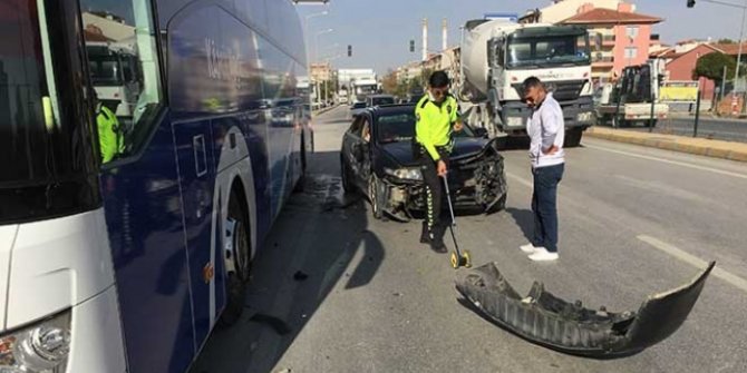 Konya'da trafik kazası: 2 ölü, 6 yaralı