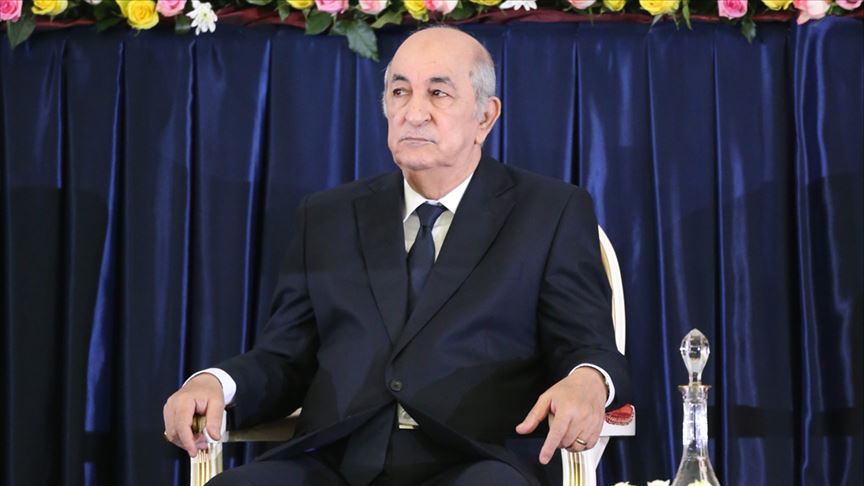 Cezayir Cumhurbaşkanı Tebbun, Kovid-19 nedeniyle tedaviye alındı