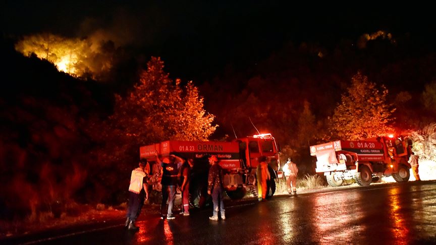Anamur'daki orman yangını kontrol altına alındı