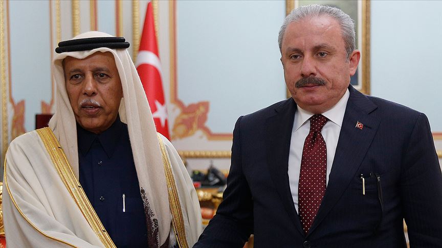 Katar Meclis Başkanı Mahmud'dan TBMM Başkanı Şentop'a taziye telefonu