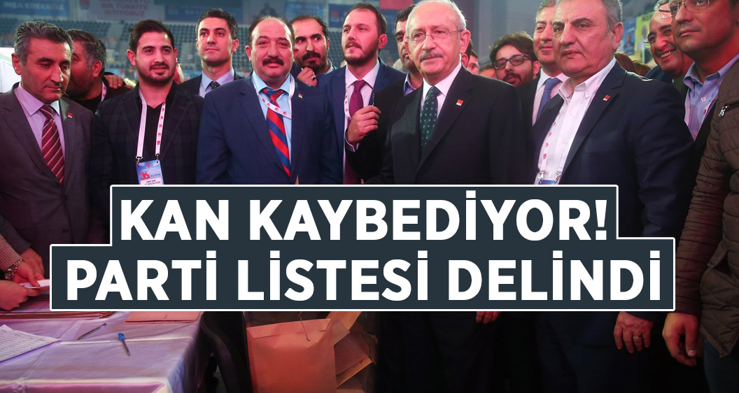 Kemal Kılıçdaroğlu’nun listesi delindi