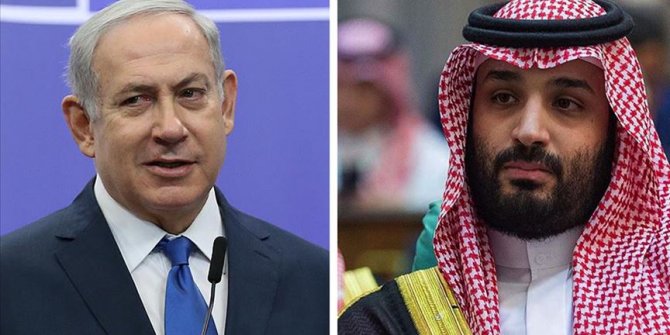 Netanyahu, dün Suudi Arabistan'a giderek Veliaht Prens Bin Selman'la görüştü