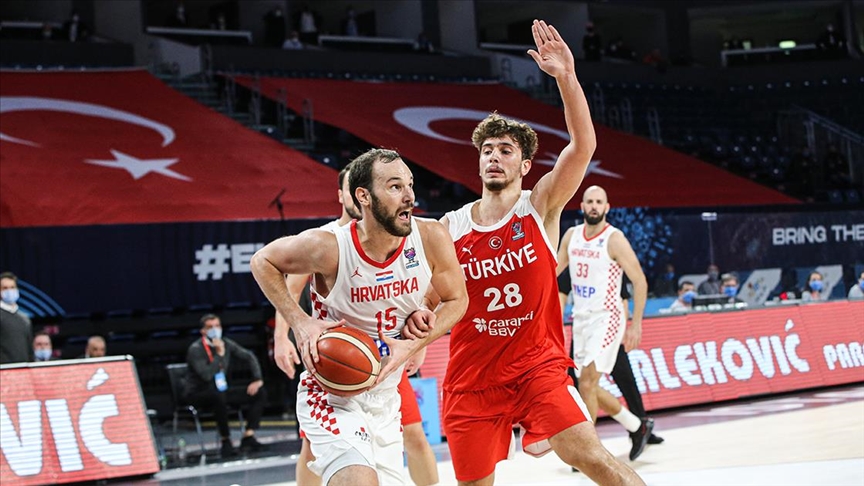 A Milli Erkek Basketbol Takımı Hırvatistan'a 79-62 yenildi
