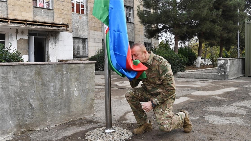 Aliyev işgalden kurtarılan Gubadlı'yı ziyaret etti