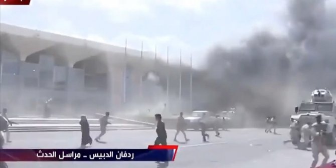 Aden Havalimanında patlama