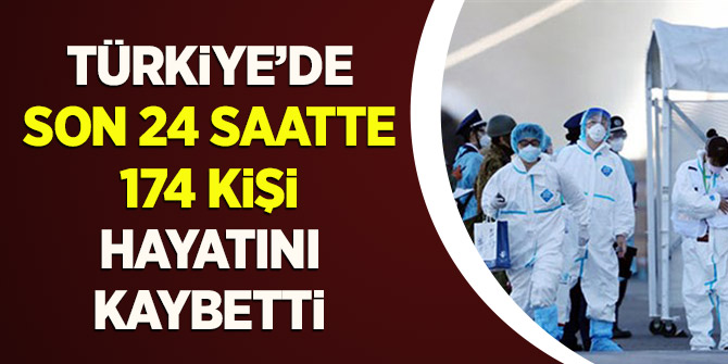 Türkiye'de Son 24 Saatte 174 Kişi Hayatını Kaybetti