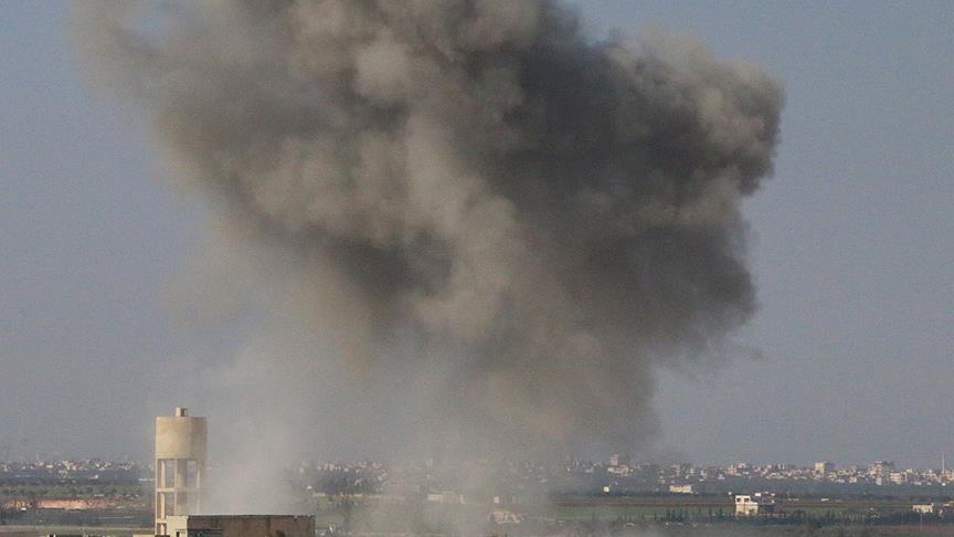İdlib'e yoğun hava saldırıları devam ediyor