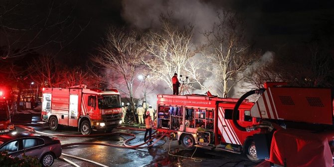 Boğaziçi Üniversitesi Hisar Kampüsündeki kafeteryada yangın