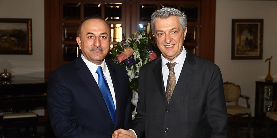 Dışişleri Bakanı Çavuşoğlu, Grandi ile göçmen ve sığınmacıları görüştü
