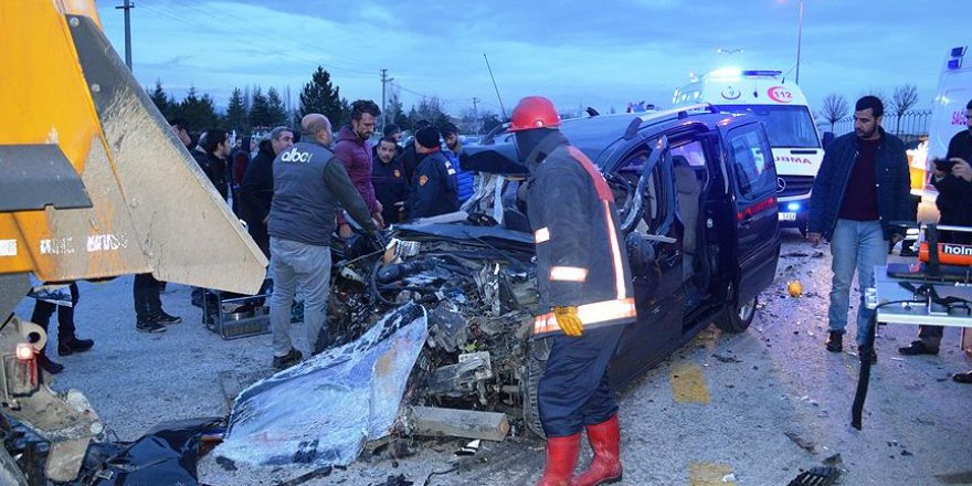 Ankara'da trafik kazası: 4 ölü