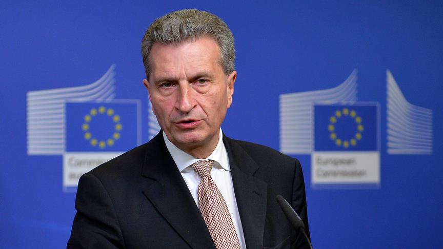 Oettinger'den Türkiye için çağrı